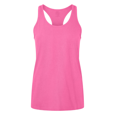 Adult Garment Dye Racerback Tank Neon Pink (GDRB-100)